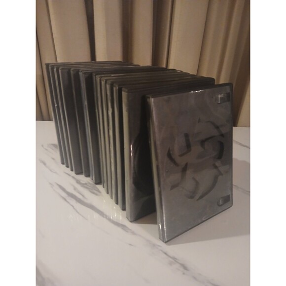 14 Empty Blank Standard Size Black DVD Replacement Case with Clear Sleeve Bundle - Picture 2 of 2